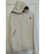 Vintage FILA Sweatshirt Medium 1/4 zip Hoodie Sweater Fleece - $34.29