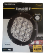 TerraLED-6 Auxiliary White Light Spot Beam 12 LEDS 2400 Lumens 12V DC Alpena NEW - $44.55