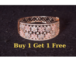 Rose Gold Floral  ,A Stunning Hand Bracelets (Buy one Get one free) - $117.00