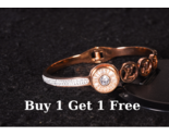 Radiant Elegance: Rose Gold Bliss Bracelet for Women (Buy one Get one free) - $107.10