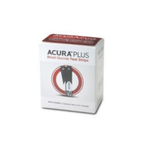 ACURA PLUS Blood Glucose Test Strips 50EA - $29.42