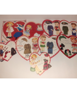 Vtg Paper Doll A-MERI-CARD Valentine Card Reproduction Lot x9 ARMY NAVY MARINE - $9.90