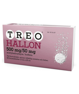 Treo Raspberry 500 mg/50 mg Effervescent Tablets 60 tabs Pain Relief - $32.99